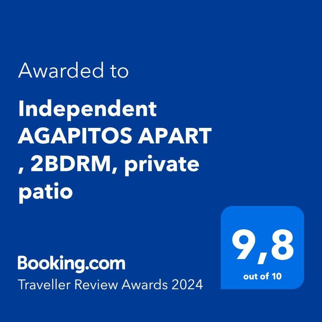 Independent Agapitos Apart , 2Bdrm, Private Patio Naxos City Exterior photo